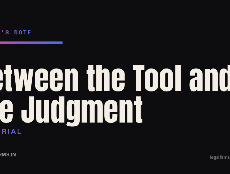 Between the Tool and the Judgment