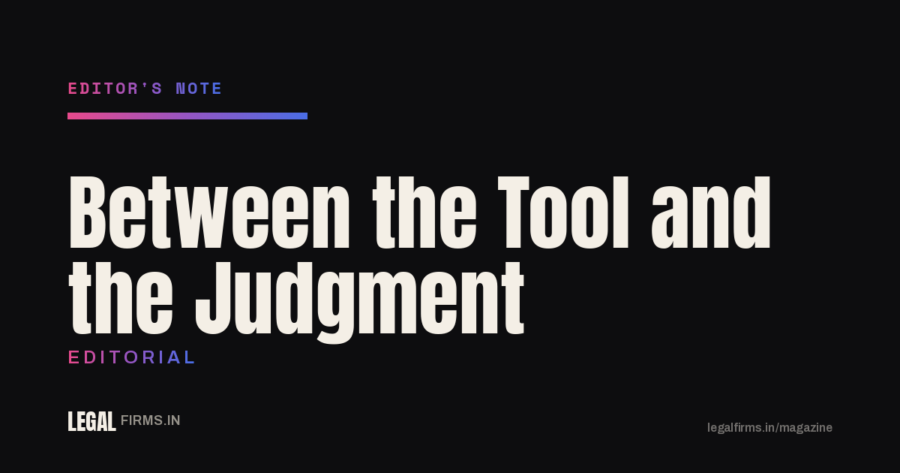 Between the Tool and the Judgment