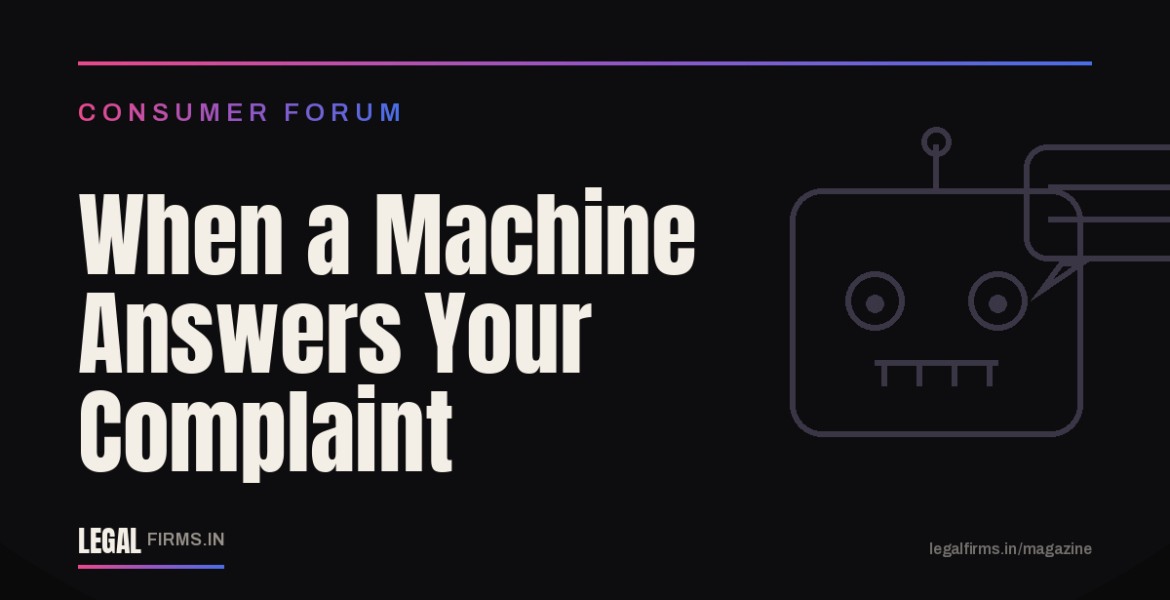 When a Machine Answers Your Complaint