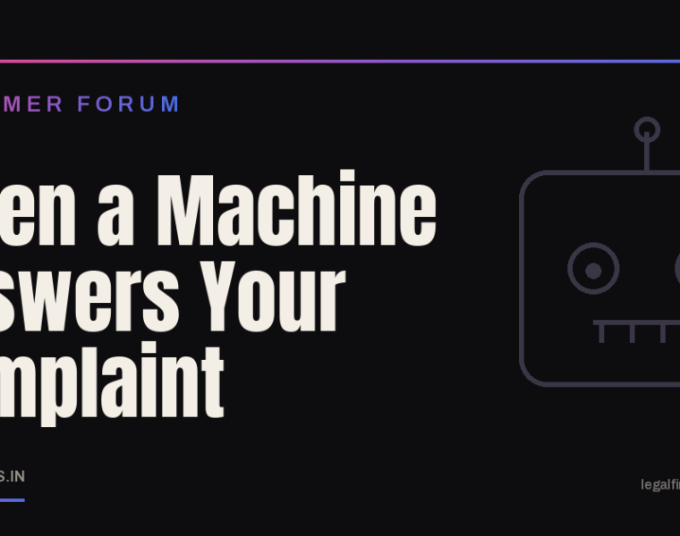 When a Machine Answers Your Complaint