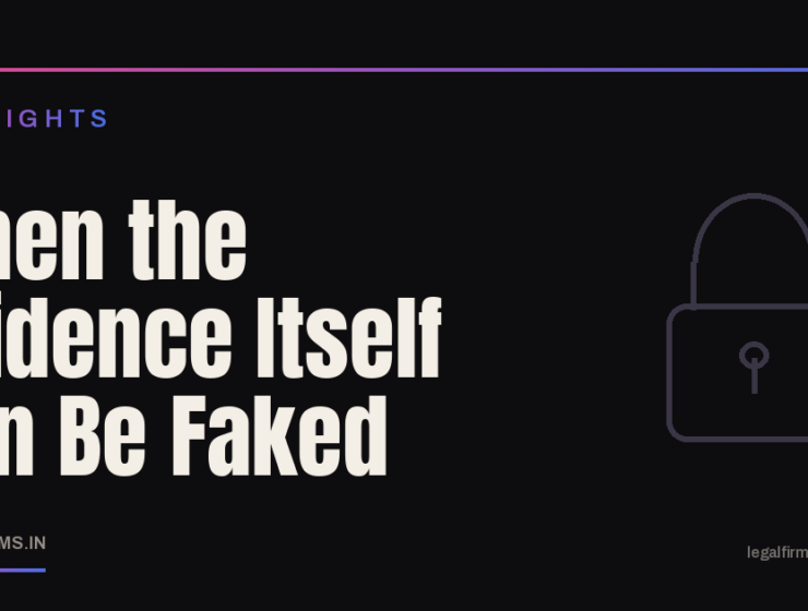 When the Evidence Itself Can Be Faked