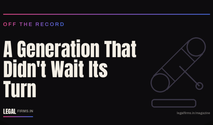 A Generation That Didn't Wait Its Turn