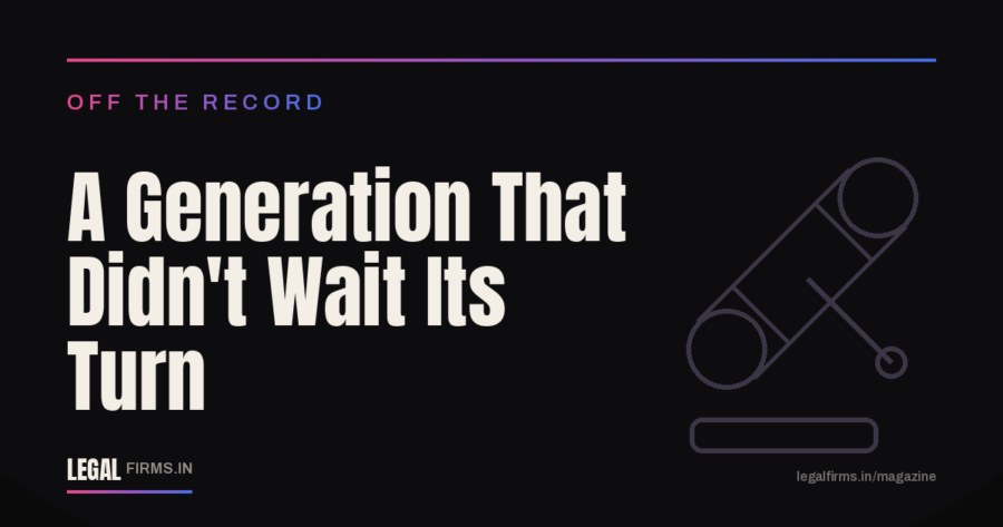 A Generation That Didn't Wait Its Turn