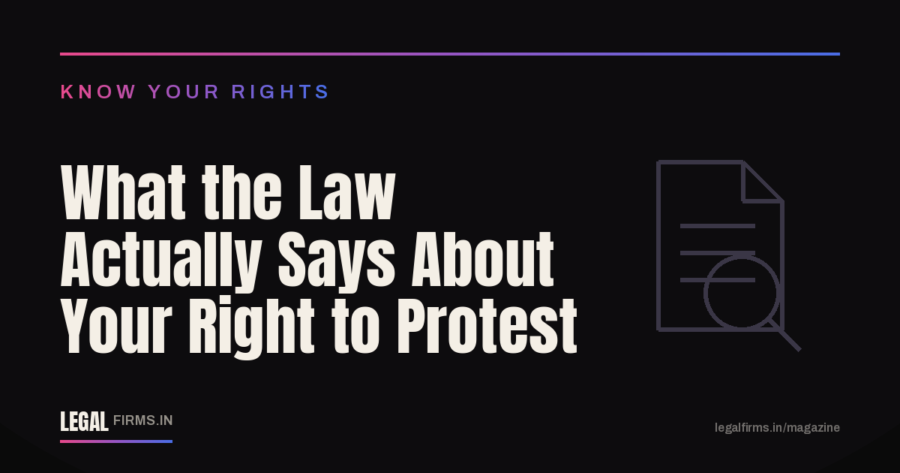 What the Law Actually Says About Your Right to Protest