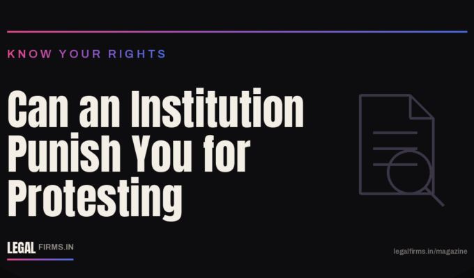 Can an Institution Punish You for Protesting?