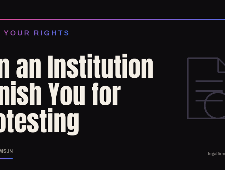 Can an Institution Punish You for Protesting?