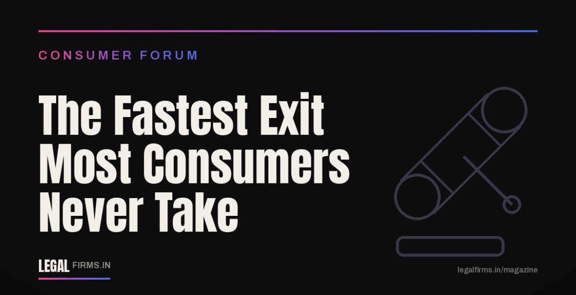 The Fastest Exit Most Consumers Never Take