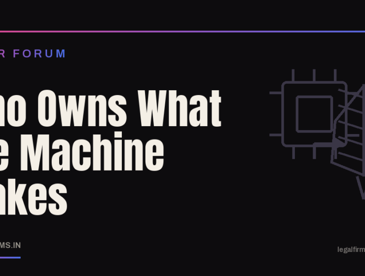 Who Owns What the Machine Makes?