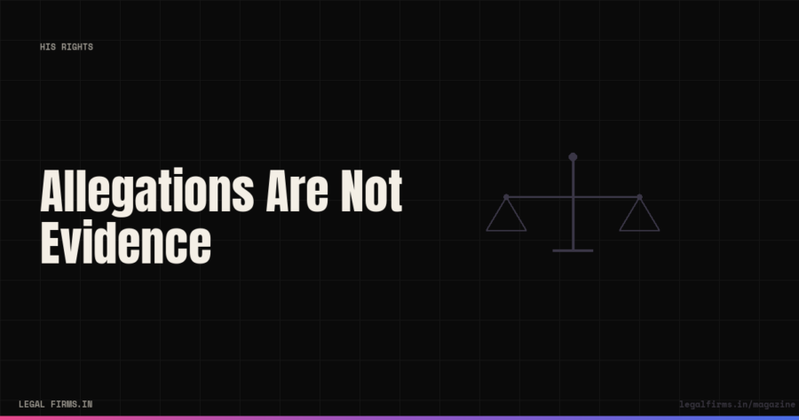 Allegations Are Not Evidence