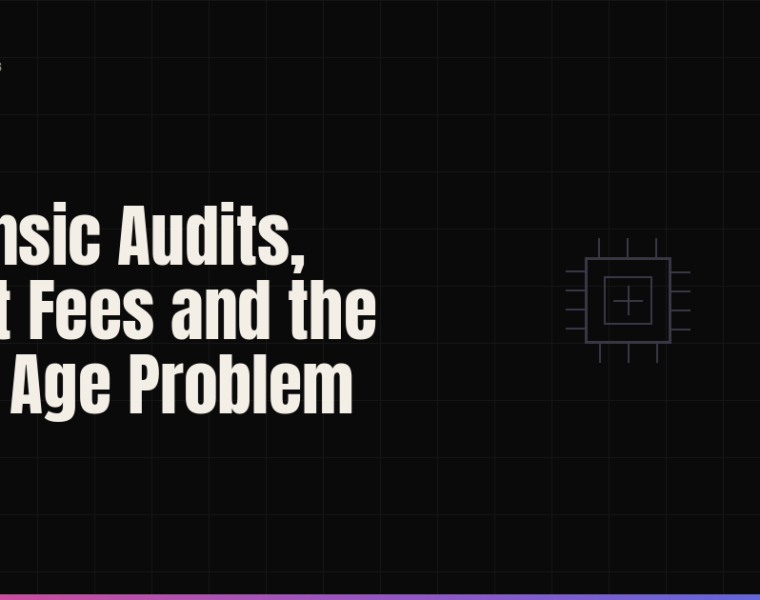 Forensic Audits, Court Fees and the BCI's Age Problem