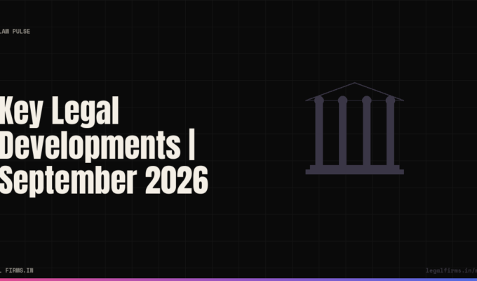 Key Legal Developments September 2026