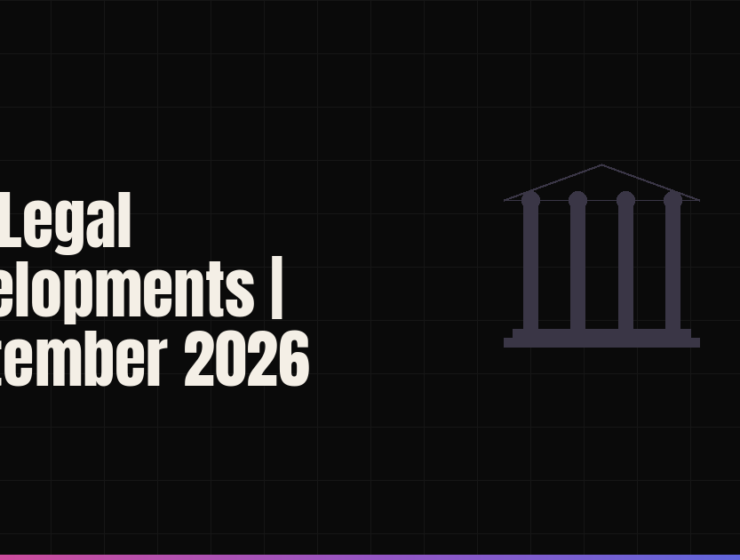 Key Legal Developments September 2026