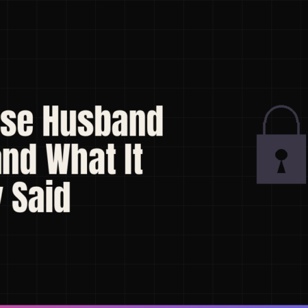 The House Husband Ruling and What It Actually Said