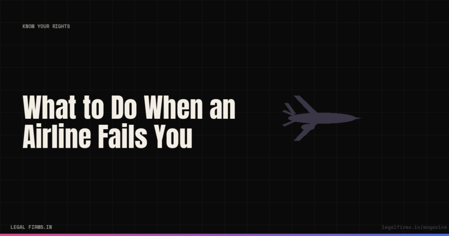 What to Do When an Airline Fails You