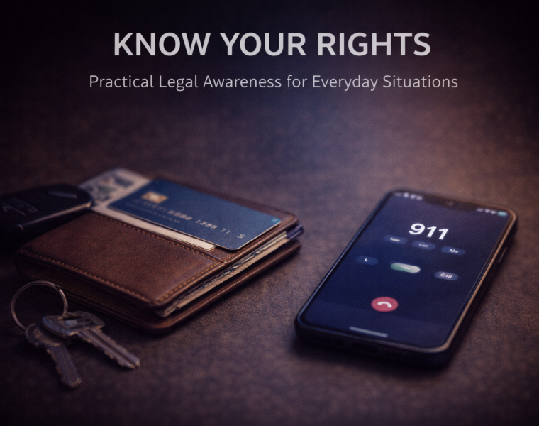 Practical Legal Awareness for Everyday Situations