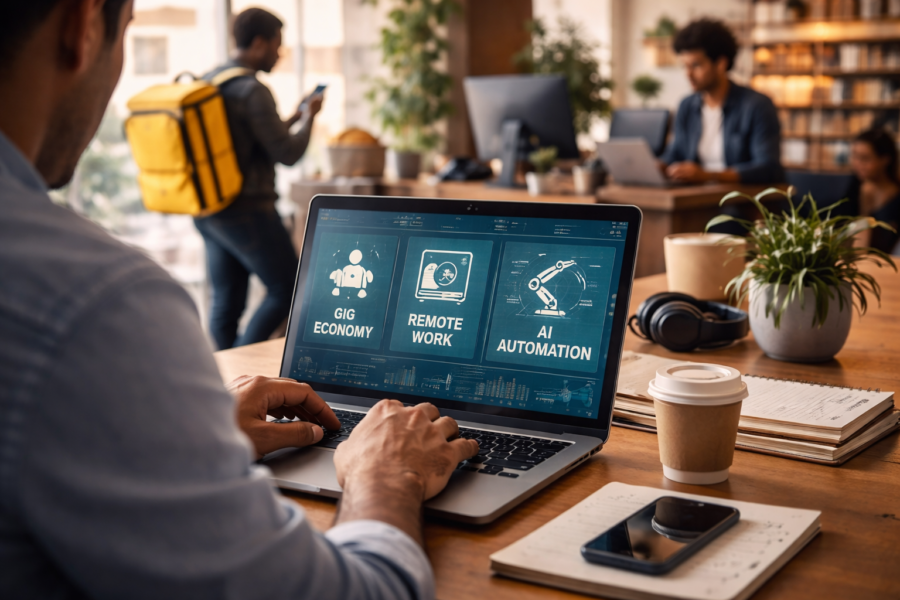 The Future of Labour Laws – Gig Economy, Remote Work, AI Automation, and Workplace Rights