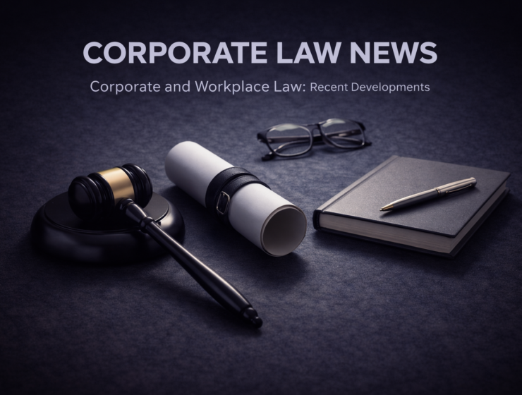 Corporate and Workplace Law- Recent Developments