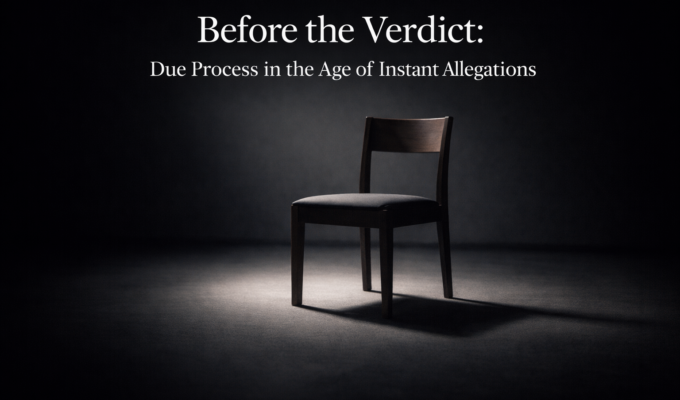 Due Process in the Age of Instant Allegations