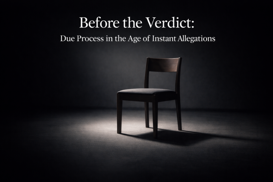 Due Process in the Age of Instant Allegations