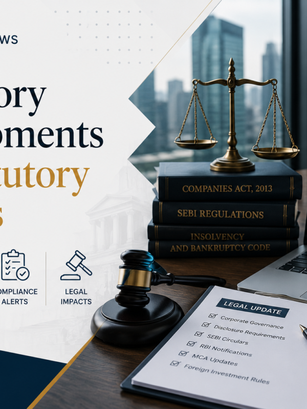 Corporate Law News Regulatory Developments and Statutory Updates