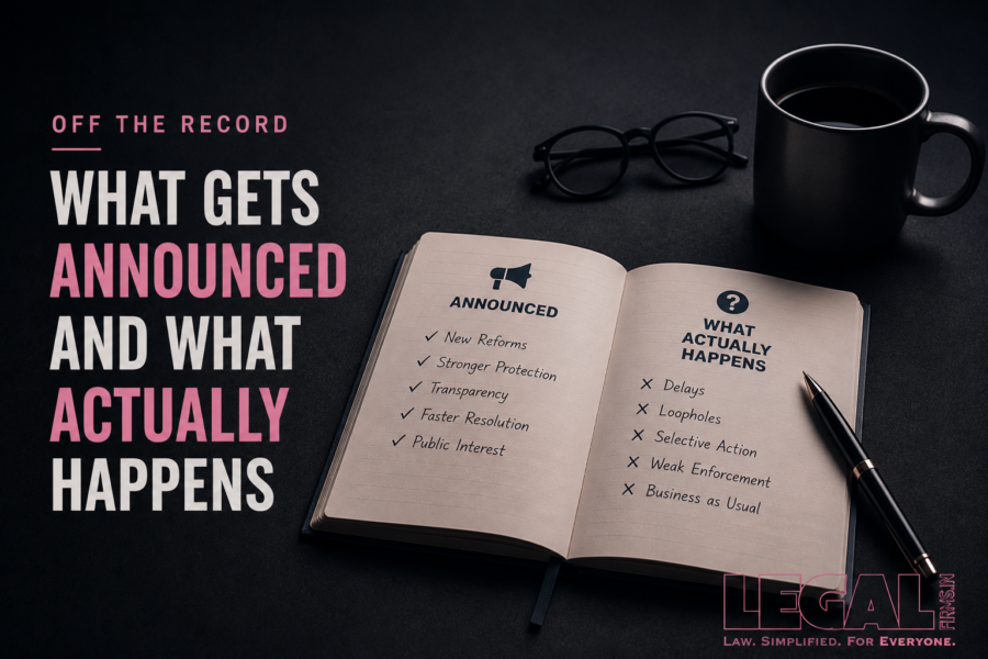 What Gets Announced and What Actually Happens